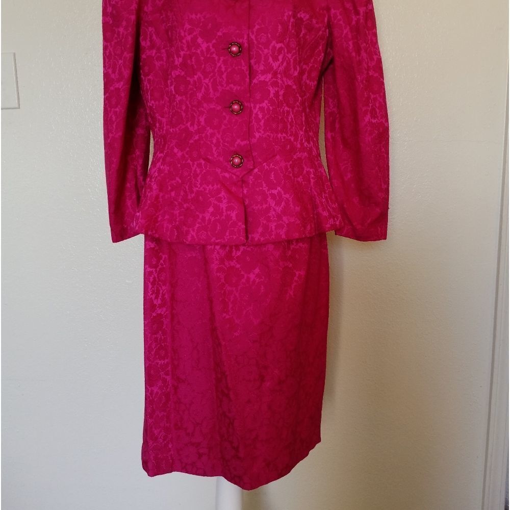 80s Peplum Skirt Set View 4